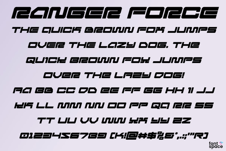 Ranger Force字体 1