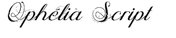 Ophélia Script字体