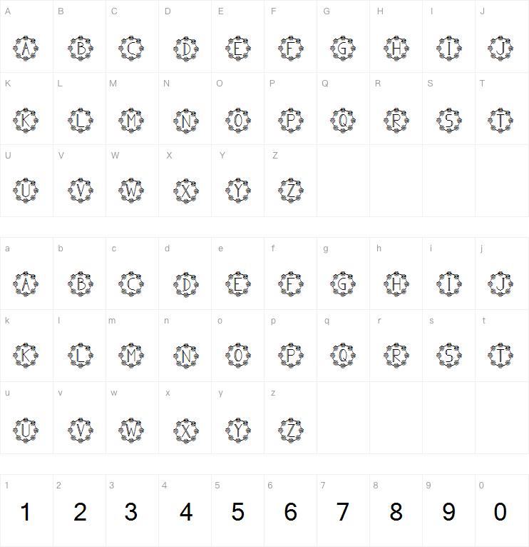 Monogram  Evellin字体