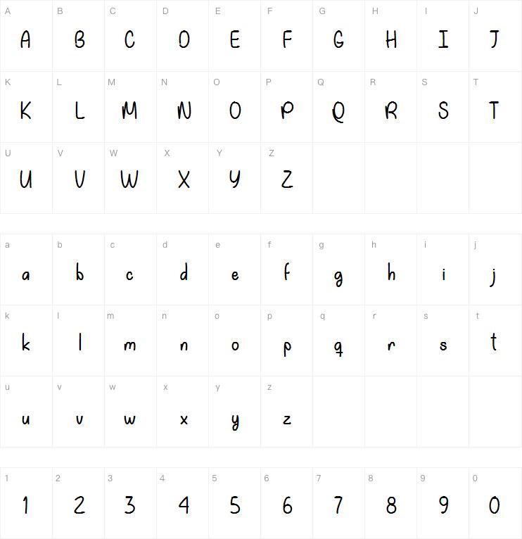 My Happy Ending字体