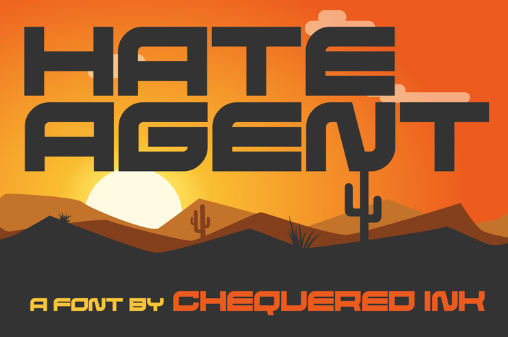 Hate Agent字体 1