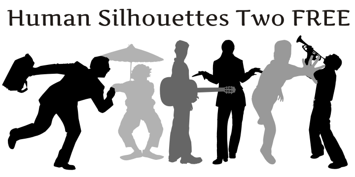 Human Silhouettes Two字体 2