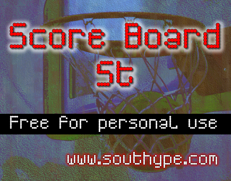 Score Board St字体 1