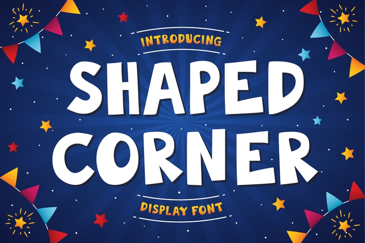 Shaped Corner字体 2