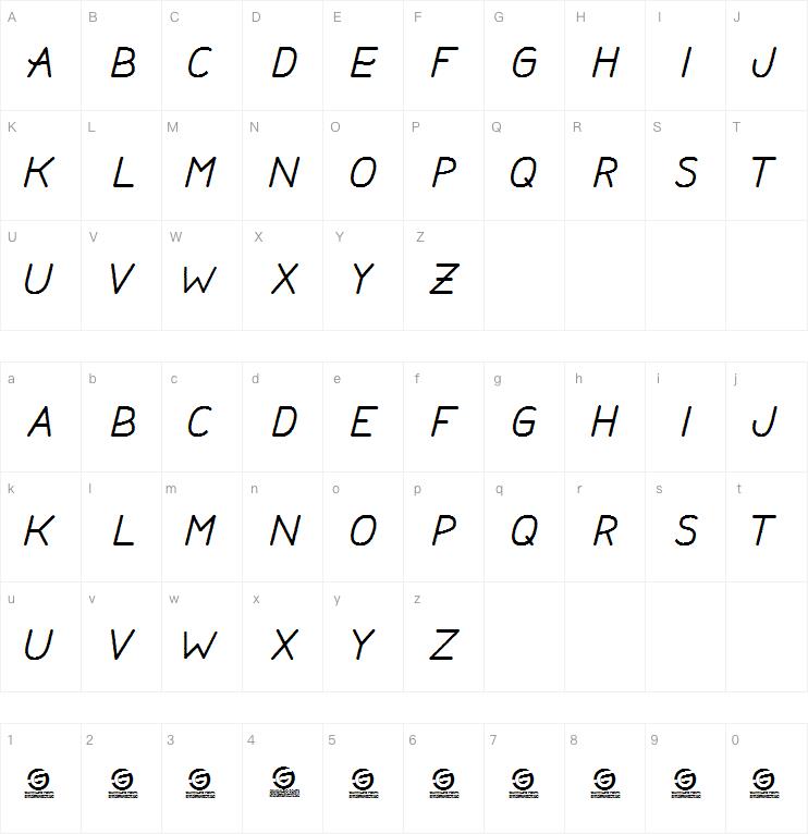 Actrice字体