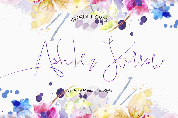 Ashley Jarrow字体 1