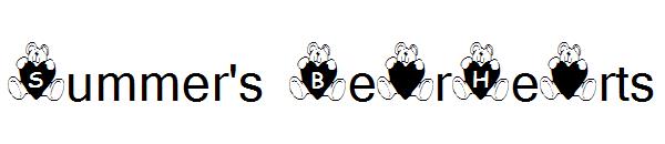 Summer\’s BearHearts字体