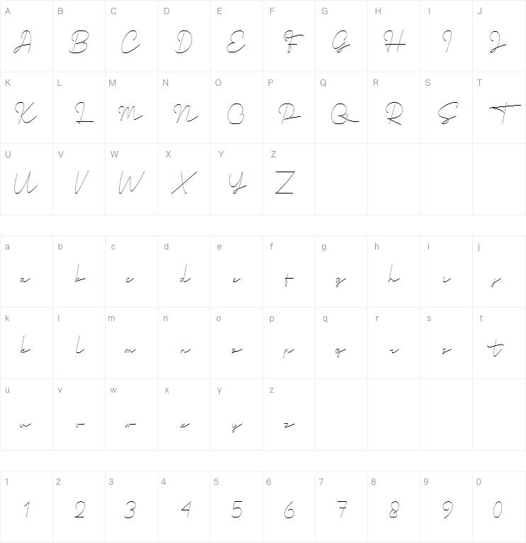 Satrinah字体