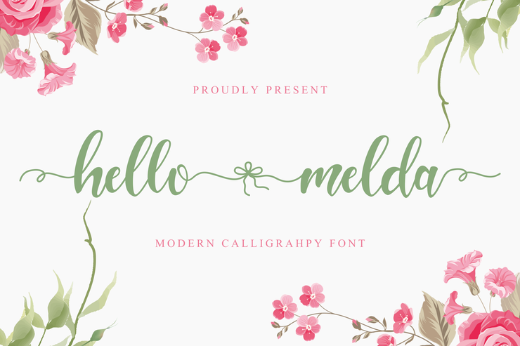 Hello Melda字体 1