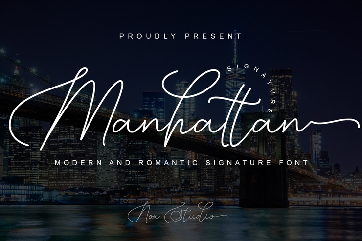 Manhattan Signature字体 1