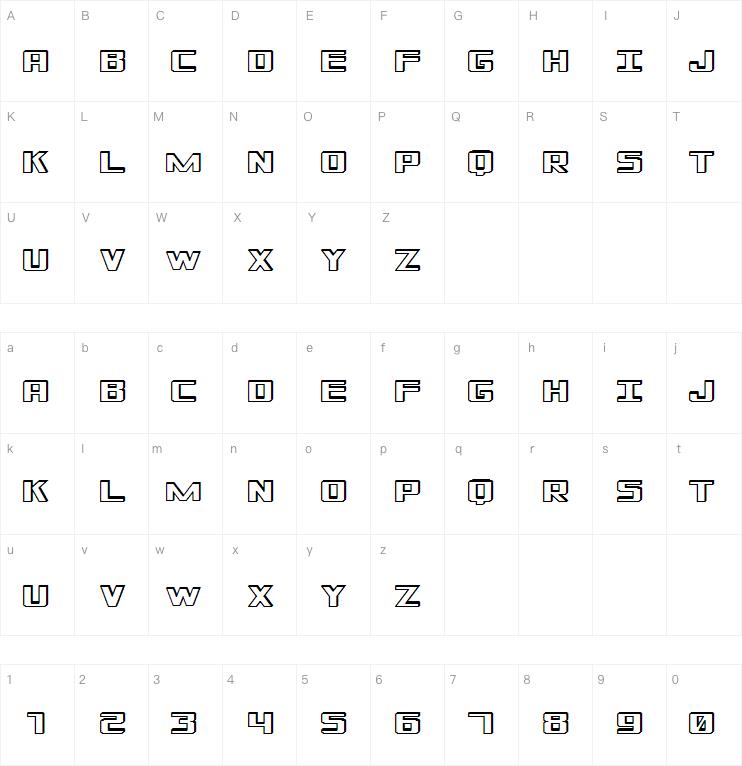 Shadded of South字体