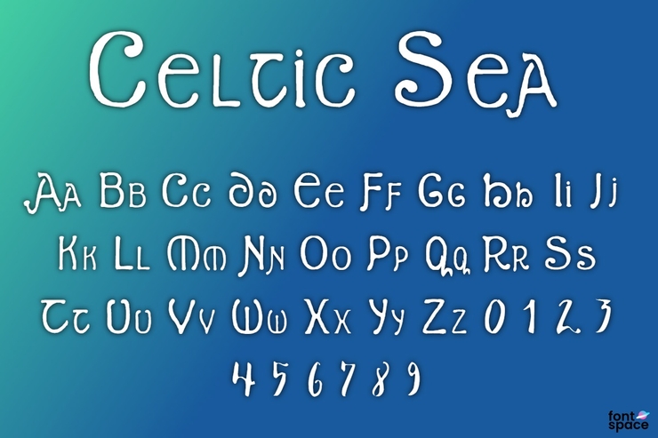 Celtic Sea字体 2