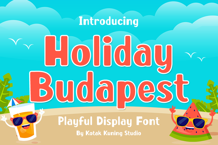 Holiday Budapest字体 1