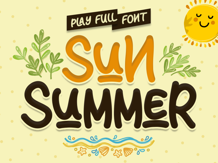 Sun Summer字体 4