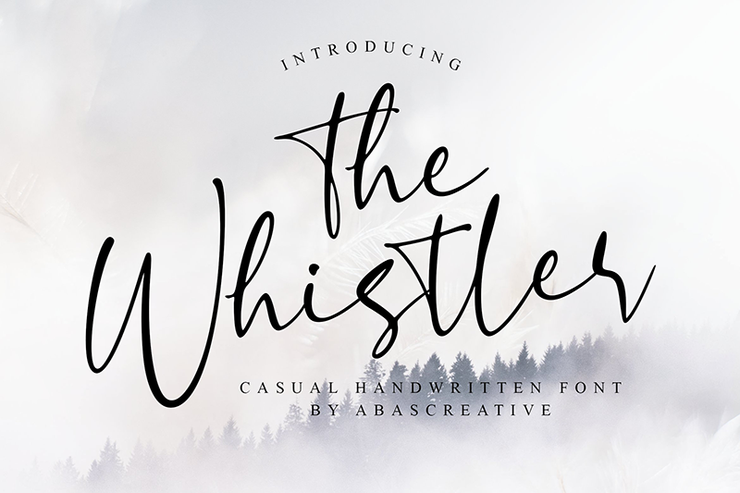 The Whistler字体 1