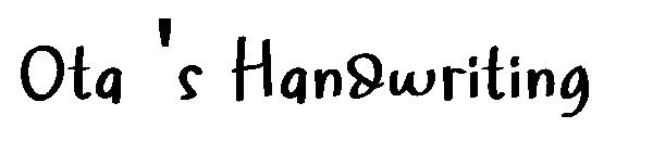 Ota \’s Handwriting字体