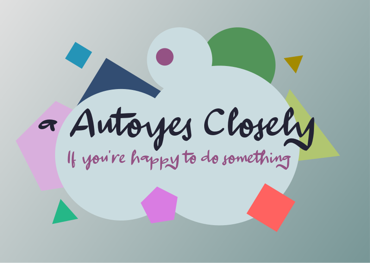 a Autoyes Closely字体 1