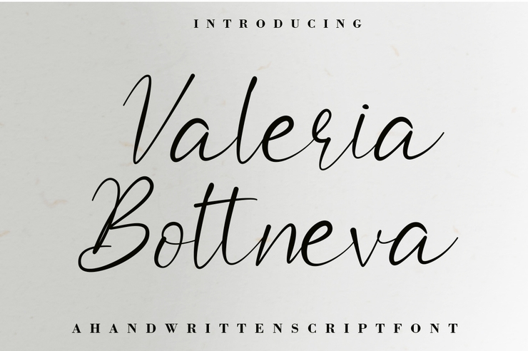 Valeria Boltneva字体 1