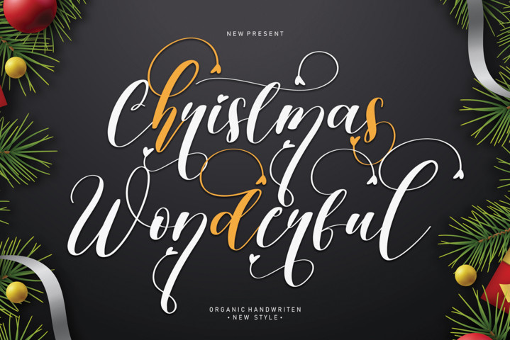 Christmas Wonderful字体 4