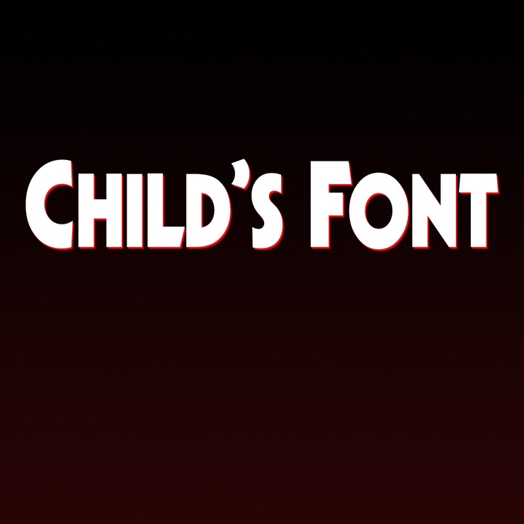 Child\'s字体 1