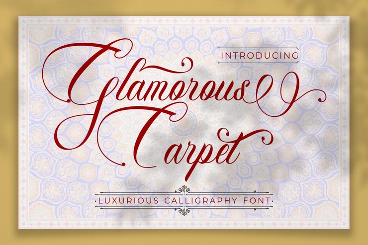 Glamorous Carpet字体 1