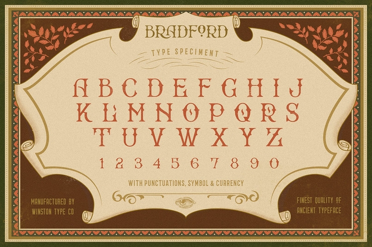 Bradford字体 1