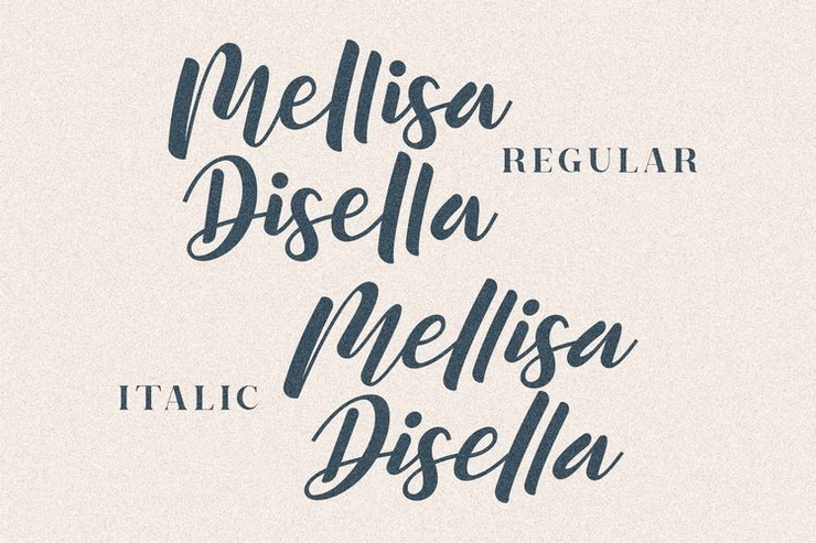 Mellisa Disella字体 6