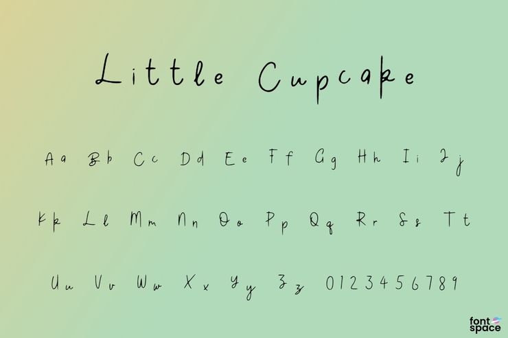 Little Cupcake字体 1