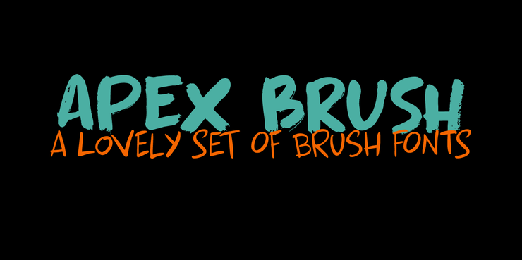 Apex Brush (Demo)字体 1