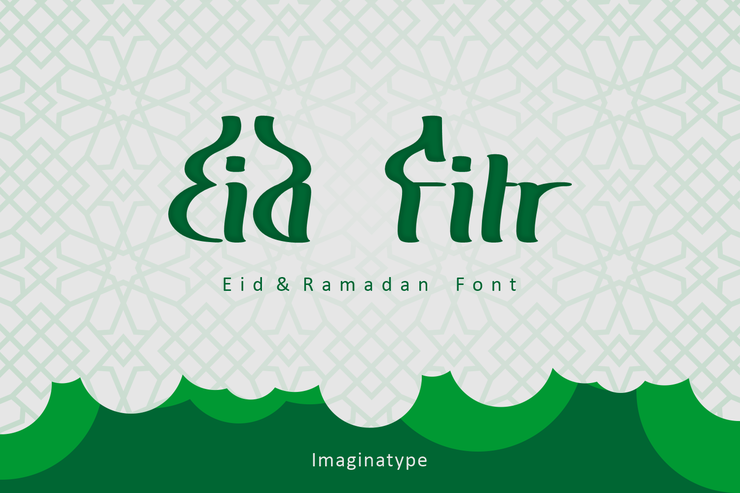 Eid Fitr字体 3