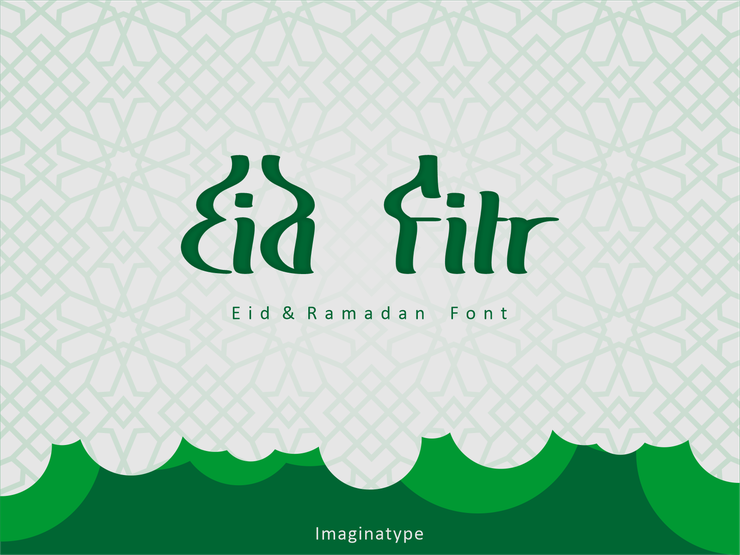 Eid Fitr字体 4