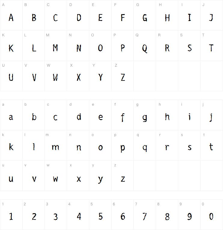 EarthquakeTypewriter字体