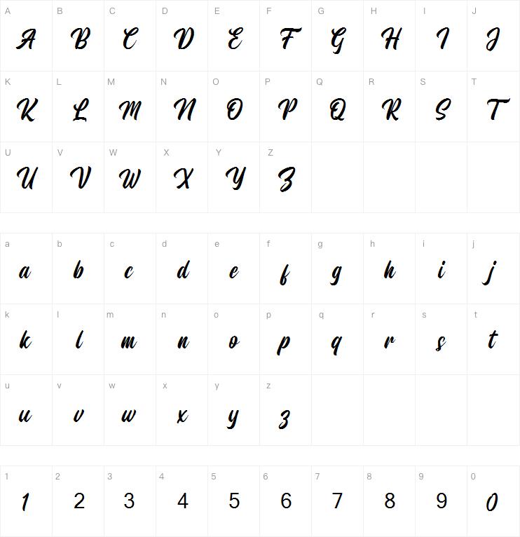 Monteners Script字体