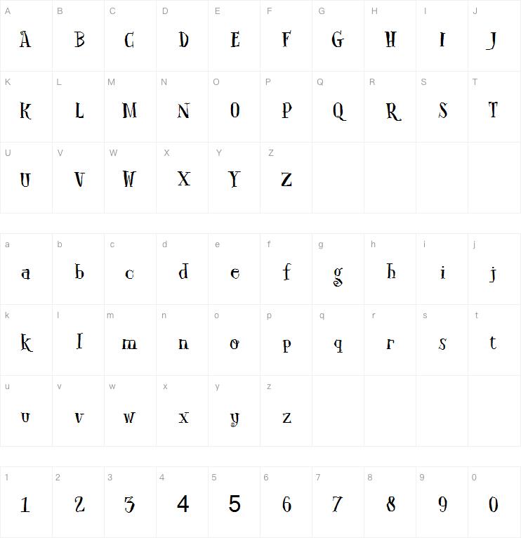 DK Carpe Noctem字体