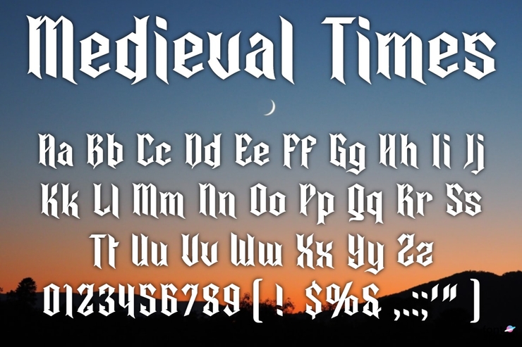 Medieval Times字体 2