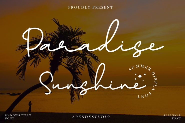 Paradise Sunshine字体 3