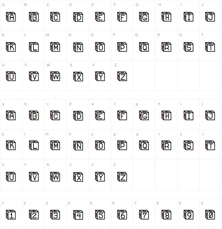 Blockys St字体