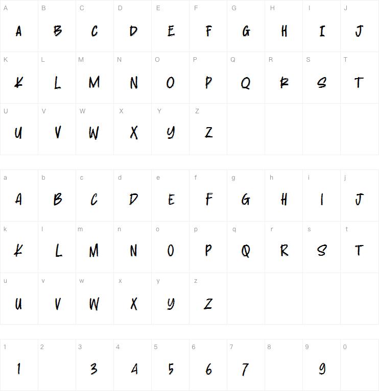 Relocation字体