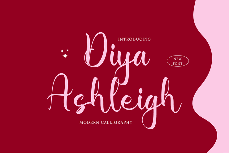 Diya Ashleigh字体 2