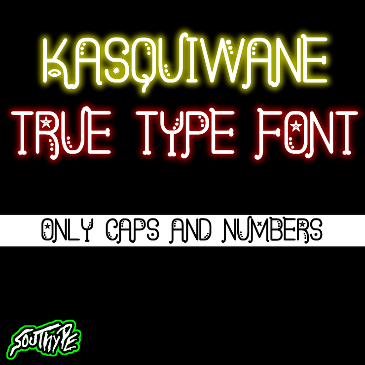 Kasquiwane St字体 1