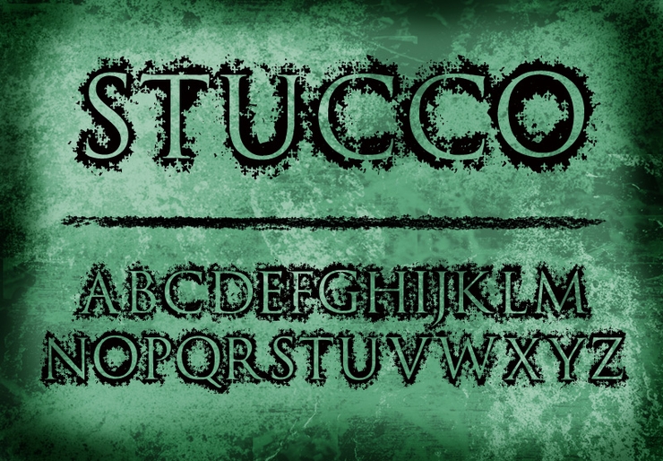 Stucco字体 1