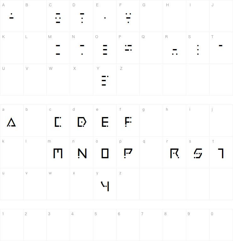 Morse Coder字体