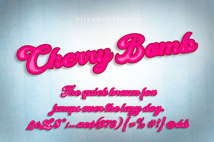 Cherry Bomb字体 2