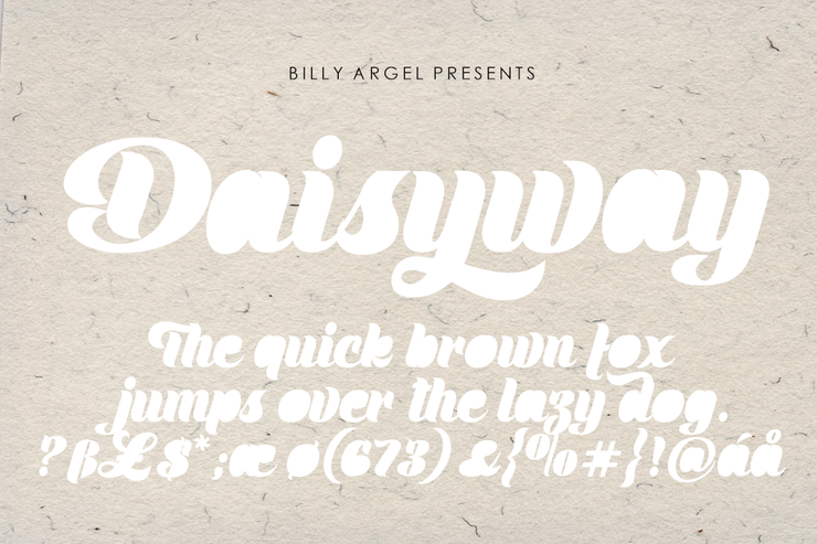 DAISYWAY字体 5