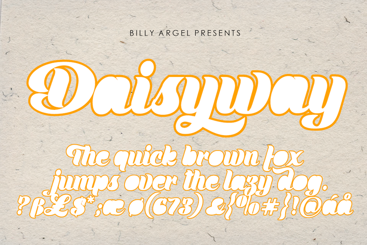 DAISYWAY字体 10