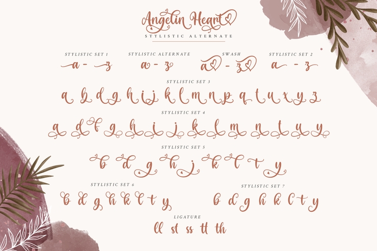 Angelin Heart字体 2