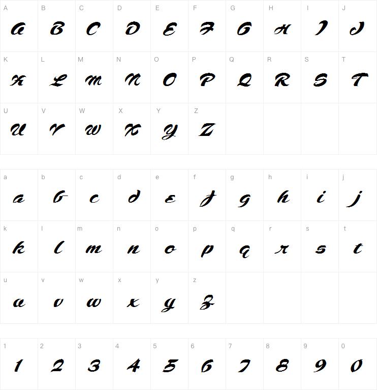 Voodoo Script字体