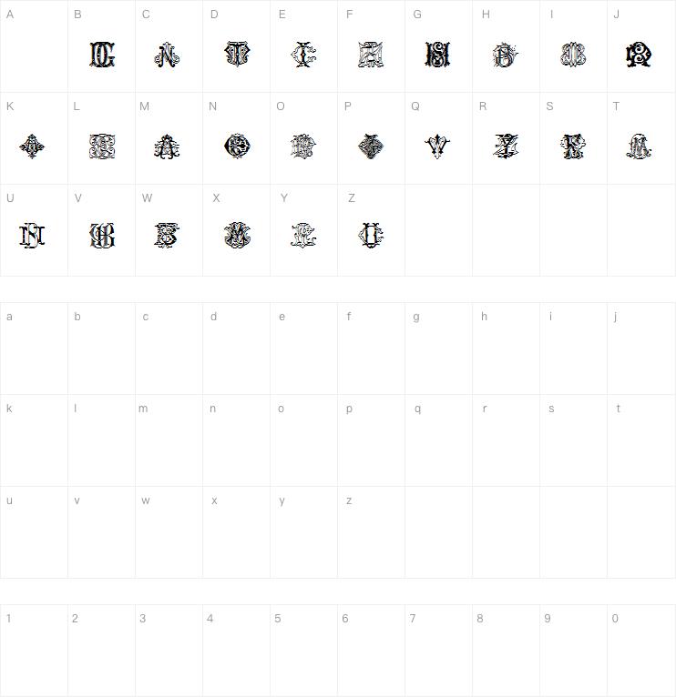 Sughayer Initials_03字体