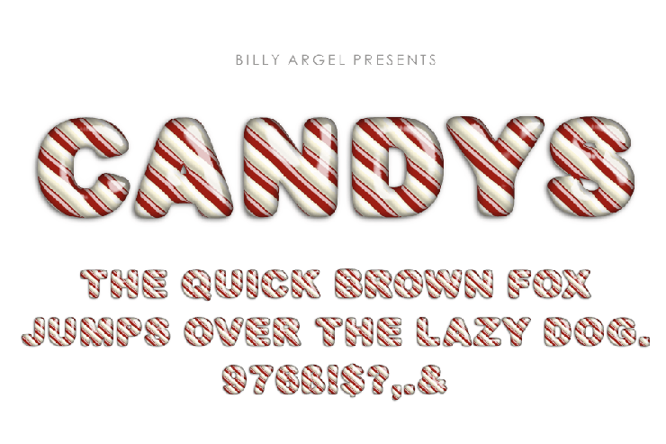 CANDYS BW字体 2