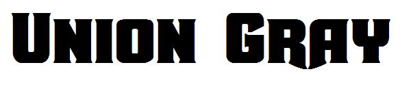 Union Gray字体